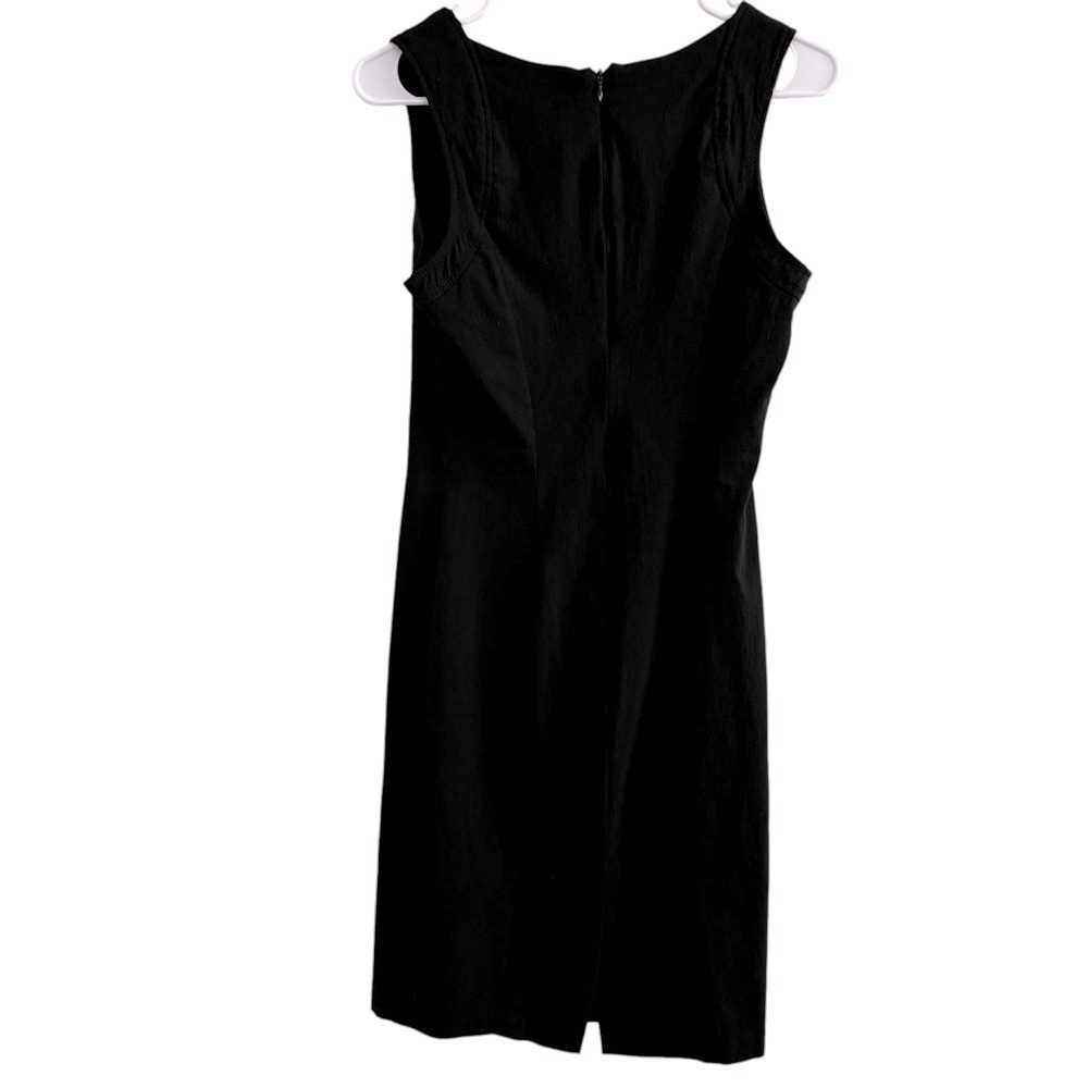 XOXO Black Tank Dress Straight Sheath Slip Sleeveless Sz Junior 9/10 - Picture 6 of 8